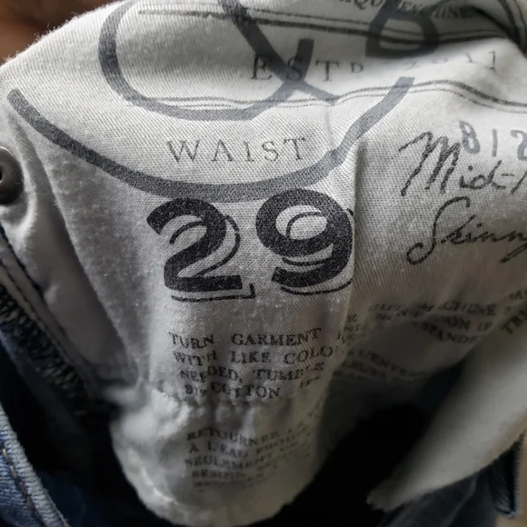 TREASURE & BOND Midrise Skinny Ankle Ripped Jeans - Picture 8 of 10